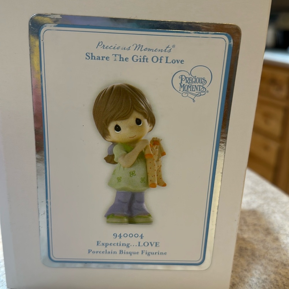 Precious Moments Expecting Love. Porcelain Bisque Figurine